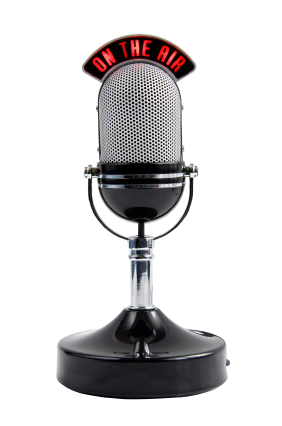 old fashioned microphone