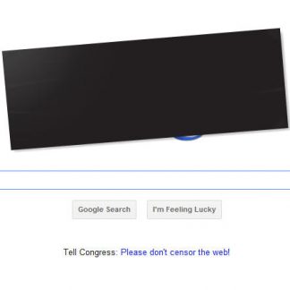google blackout for net neutrality